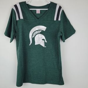 Michigan State Spartans Girl's Football Shirt